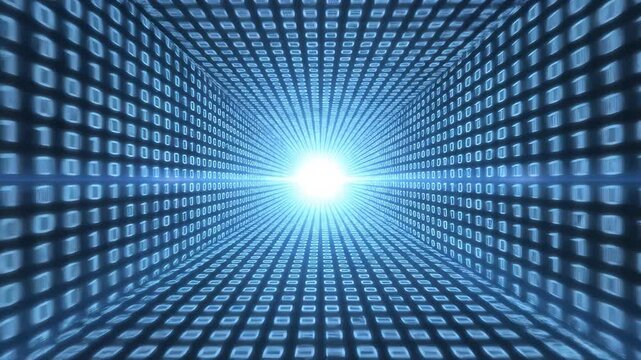 Digital binary code tunnel