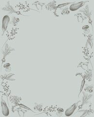 Obraz premium grunge floral background