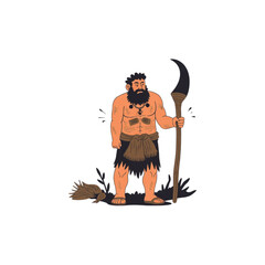 halloween witch with a broom