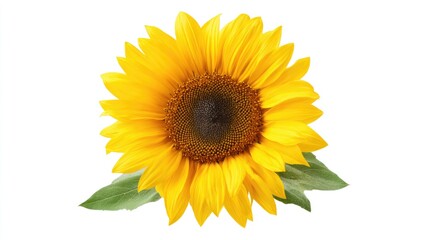 Obraz premium Bright Yellow Sunflower With Water Drops