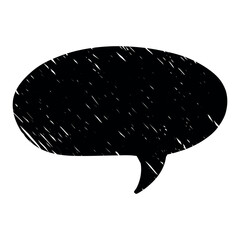 Black grunge speech bubble. Grunge speech bubble oval