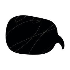 Black grunge speech bubble. Grunge speech bubble oval
