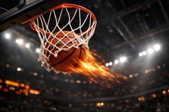 March Madness Basketball Slam Dunk