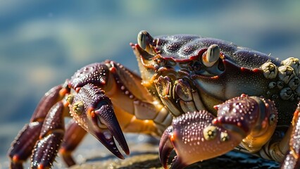 close up of crab