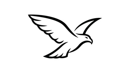 Obraz premium Abstract dragon symbol on black background