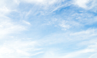 Fototapeta premium Sky cloud blue nature background paronama web cloudy summer winter season day, light beauty horizon spring brigth gradient calm abstract backdrop air nature view wallpaper landscape environment