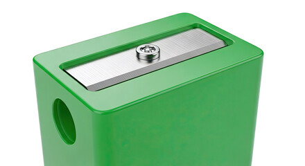 Green Pencil Sharpener with Metal Blade
