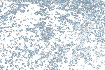 the air bubbles water over transparent background