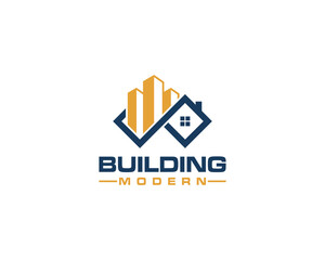 Modern building logo