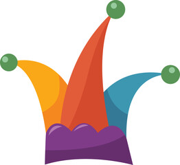 Colorful April Fool's Day Jester Hat
