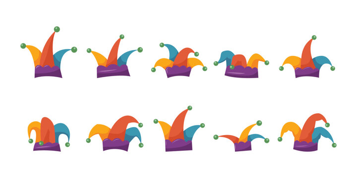 Colorful April Fool's Day Jester Hat