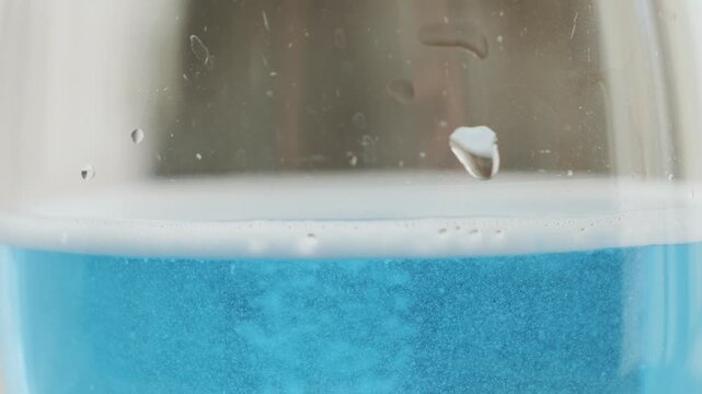 Effervescent tablets for cleaning the jaw or a mouth guard for bruxism. The mouth guard is placed in the bottom of a glass of cleaning solution. The effervescent solution is dissolved in a glass of wa