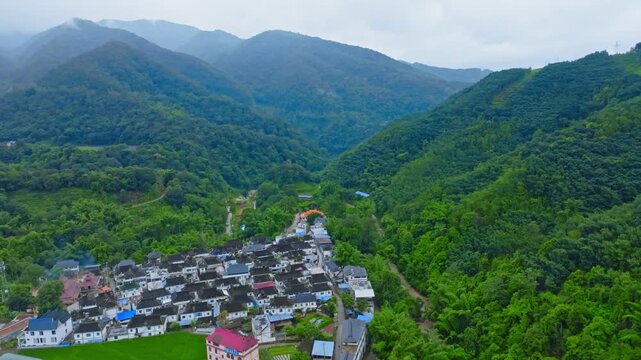 Ximeng Likang Wa Village Puer Yunnan 4K Aerial