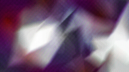 Abstract colorful halftone dot wave background with gradient texture.