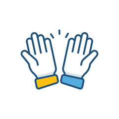 Obraz premium Open Hands vector icon