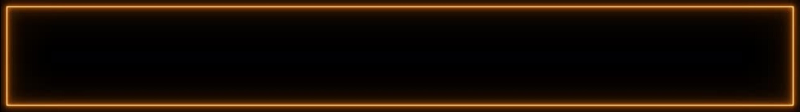 Rectangle frame icon animation glowing neon color bordar frame display box round shape retro screen photo frame. Glowing neon rectangular frame border animation on black background.