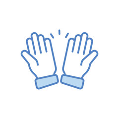 Obraz premium Open Hands vector icon