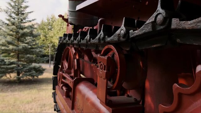 Vintage tractors hold an important place in agricultural and industrial museums, showcasing the history of farming technology.
