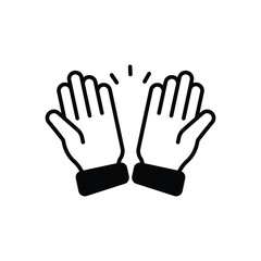 Open Hands vector icon