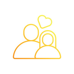 Couple vector icon