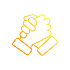 Helping Hands vector icon