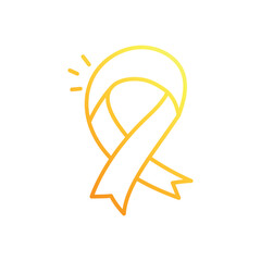 Charity Ribbon vector icon