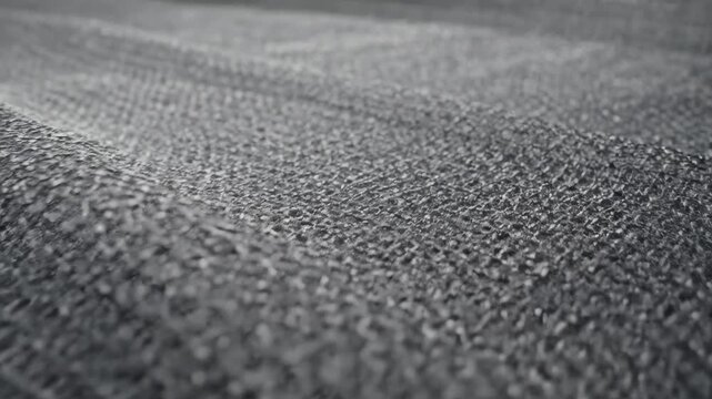 Closeup of textured fabric surface