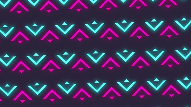 seamless geometric pattern with triangles