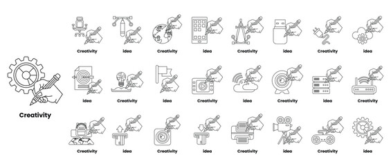 Obraz premium Creativity is the theme of this image