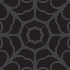 Obraz premium Cartoon drawing cobweb background. Flat vector spider pictogram. Happy halloween party. spooky, Creepy, horror insect. Accident, fear, scary for man and woman, superhero. Webbing wave line pattern.