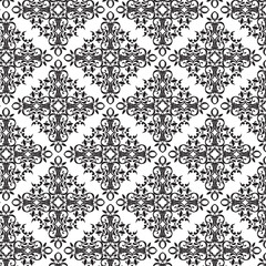 black and white damask style background