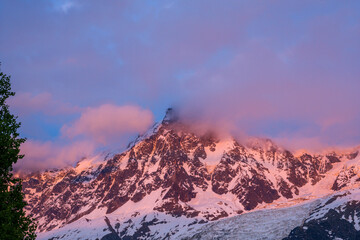 Soft Pink And Purple Clouds