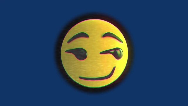 Customized emoticon animation with white color, no padding, and frame 1 set.