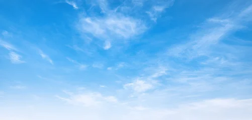 Fotobehang Ridders he sky is blue and clear with clouds  © lovelyday12