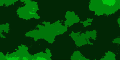 Abstract green paint background with drops featuring a vector illustration of a world map puzzle with Europe and Asia geography patterns and nature leaf symbols