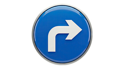 Right Turn Directional Sign