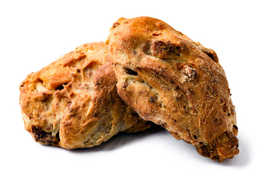 Pani cun gerda, tradizionale pane coi ciccioli della Cucina Sarda, Pane Italiano 