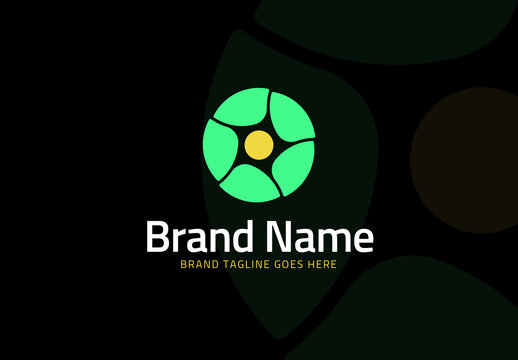 Brand Logo Design Template For Green Energy
