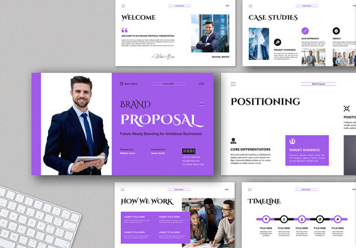 Brand Proposal Presentation Template Layout