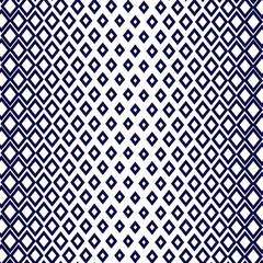  abstract blue colour thik to thin geomatry diamond halftone pattern can be used as background ,textile fabric etc