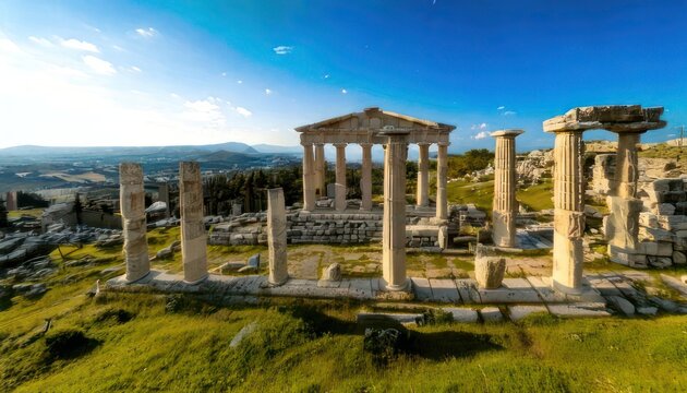 Ancient Ruins of Brauron - A Glimpse into Greek History and Architecture.