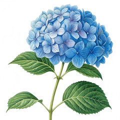 Poisonous Plants Hydrangea on transparent background