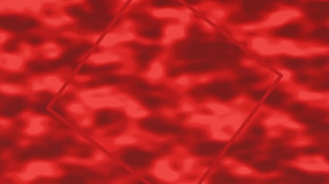 Abstract Red Texture Motion with Rhombus Frame Animation Background