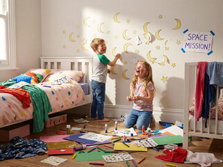 Muslim Mother and Daughter Reading Quran Together - Ramadan Family Time Islamic Education Love