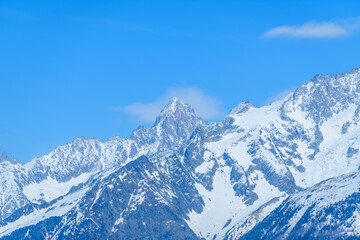 Aiguille Verte Stands Prominently With
