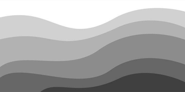 Abstract white and gray wave layer background. texture white pattern. vector illustration
