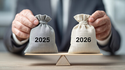 Comparison of the 2025 and 2026 budgets.
