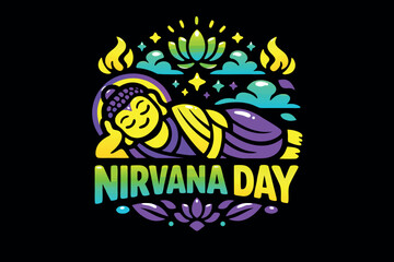 Fototapeta premium Nirvana Day A Journey Toward Peace and Enlightenment