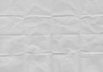 Obraz premium Paper background texture crumple wrinkle white pattern, torn newspaper abstract rough vintage wall parchment crease scrapbook coraboard, wrinkled aged crushed crumpled.