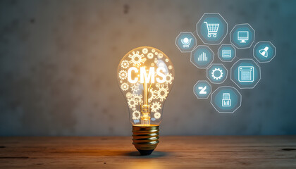 Content Management System CMS Platform for Website Administration, Digital Content Creation, Workflow and E-Commerce Integration